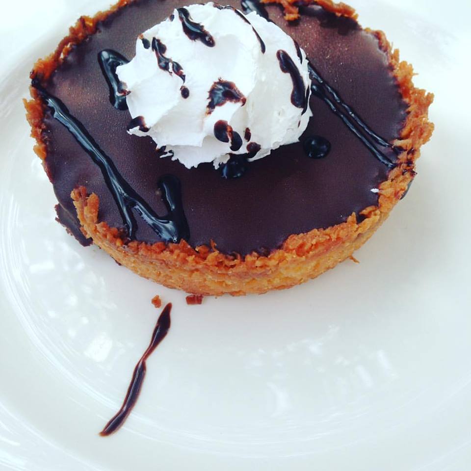 Mum also enjoyed a few bites of this rich chocolate ganache tart before deciding to take the rest home.